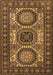 Machine Washable Persian Brown Traditional Rug, wshtr1629brn