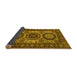 Sideview of Persian Yellow Traditional Rug, tr1629yw