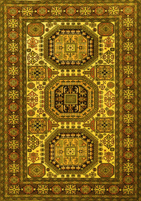 Persian Yellow Traditional Rug, tr1629yw