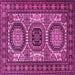 Square Persian Pink Traditional Rug, tr1629pnk