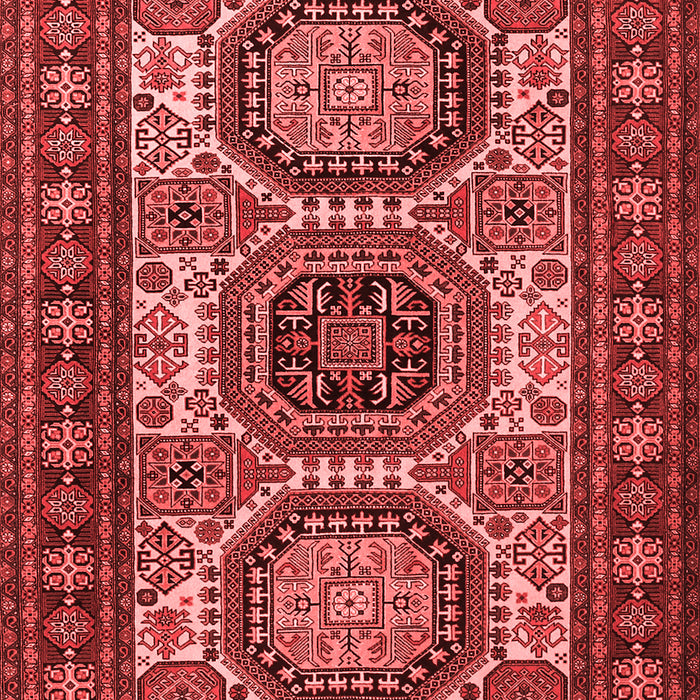 Machine Washable Persian Red Traditional Rug, wshtr1629red
