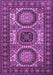 Machine Washable Persian Purple Traditional Area Rugs, wshtr1629pur