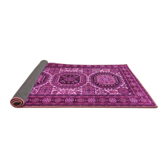 Sideview of Persian Pink Traditional Rug, tr1629pnk