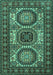 Persian Turquoise Traditional Rug, tr1629turq