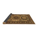 Sideview of Persian Brown Traditional Rug, tr1629brn