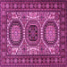 Square Machine Washable Persian Pink Traditional Rug, wshtr1629pnk