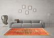 Machine Washable Persian Orange Traditional Area Rugs in a Living Room, wshtr162org