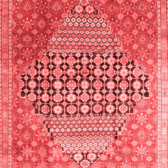 Machine Washable Persian Red Traditional Rug, wshtr162red