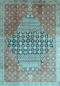 Persian Light Blue Traditional Rug, tr162lblu