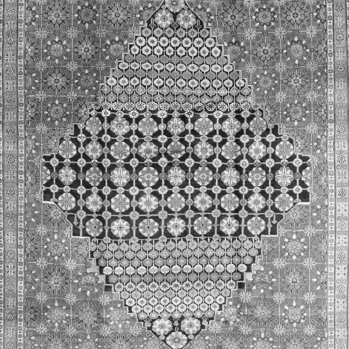 Serging Thickness of Machine Washable Persian Gray Traditional Rug, wshtr162gry