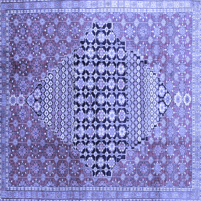 Square Persian Blue Traditional Rug, tr162blu