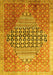 Machine Washable Persian Yellow Traditional Rug, wshtr162yw