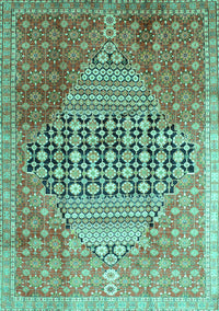 Persian Turquoise Traditional Rug, tr162turq