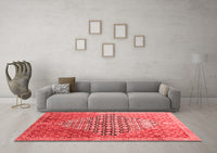 Machine Washable Persian Red Traditional Rug, wshtr162red