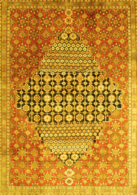 Persian Yellow Traditional Rug, tr162yw