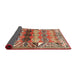 Sideview of Traditional Sand Brown Persian Rug, tr163