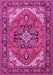 Machine Washable Persian Pink Traditional Rug, wshtr1630pnk