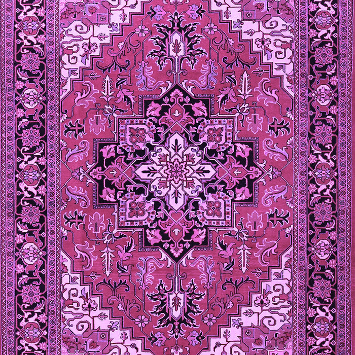 Machine Washable Persian Purple Traditional Area Rugs, wshtr1630pur