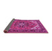Sideview of Persian Pink Traditional Rug, tr1630pnk