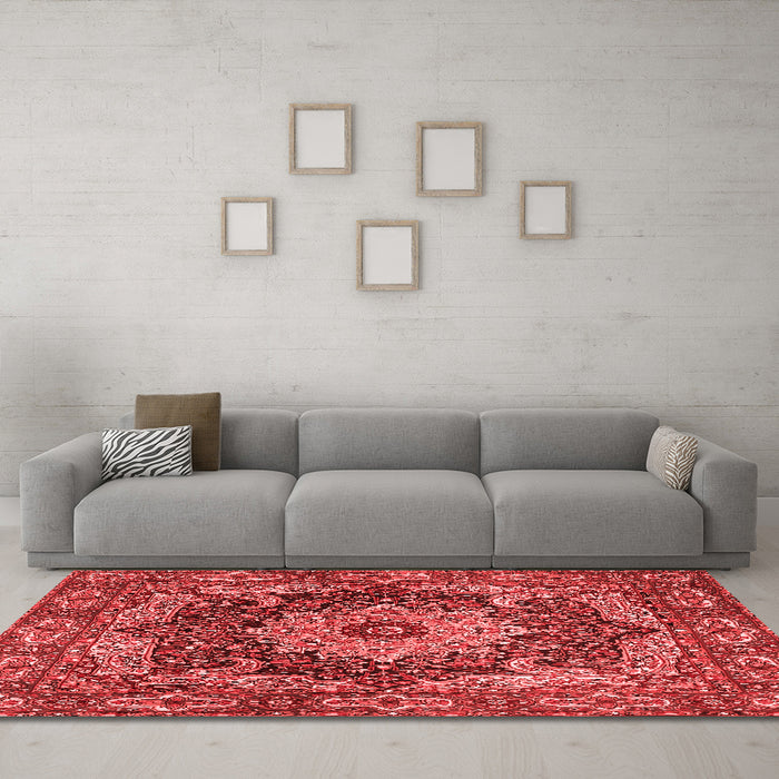 Traditional Red Washable Rugs