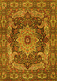 Persian Yellow Traditional Rug, tr1631yw