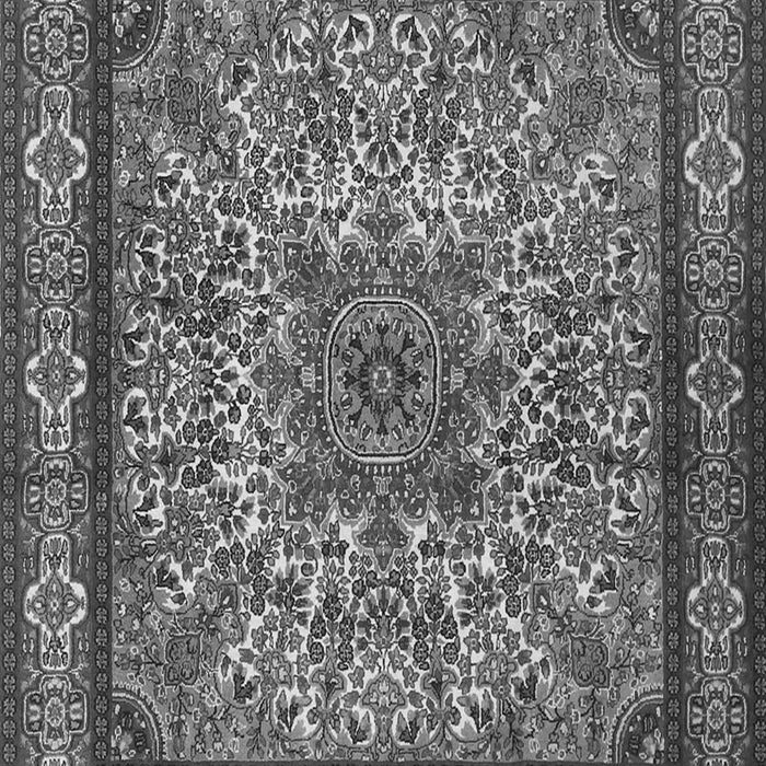 Serging Thickness of Machine Washable Persian Gray Traditional Rug, wshtr1632gry