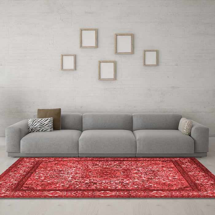 Traditional Red Washable Rugs