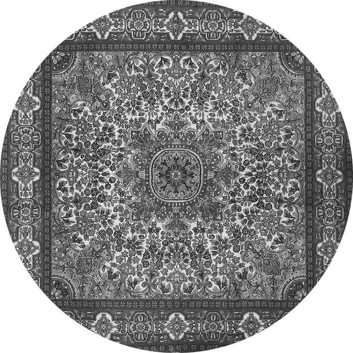 Machine Washable Persian Gray Traditional Rug, wshtr1632gry