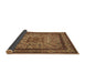 Sideview of Persian Brown Traditional Rug, tr1632brn