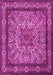 Machine Washable Persian Pink Traditional Rug, wshtr1632pnk