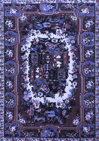 Persian Blue Traditional Rug, tr1633blu