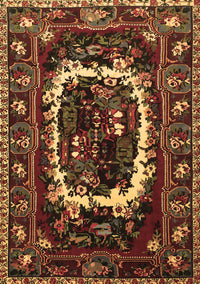 Persian Brown Traditional Rug, tr1633brn