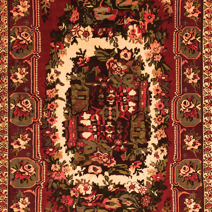 Persian Orange Traditional Rug, tr1633org