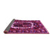 Sideview of Persian Pink Traditional Rug, tr1633pnk