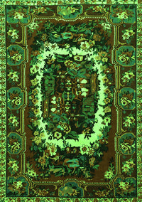 Persian Green Traditional Rug, tr1633grn