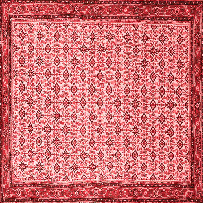 Machine Washable Persian Red Traditional Rug, wshtr1635red
