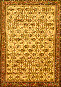 Persian Yellow Traditional Rug, tr1635yw