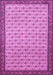 Machine Washable Persian Purple Traditional Area Rugs, wshtr1635pur