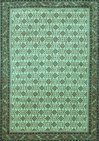 Persian Turquoise Traditional Rug, tr1635turq