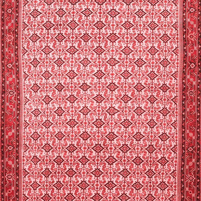 Machine Washable Persian Red Traditional Rug, wshtr1635red