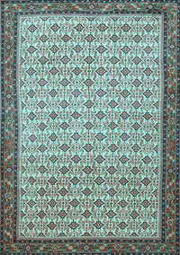 Persian Light Blue Traditional Rug, tr1635lblu