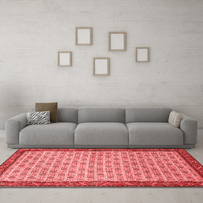 Traditional Red Washable Rugs
