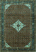 Persian Turquoise Traditional Rug, tr1636turq