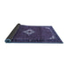 Sideview of Persian Blue Traditional Rug, tr1636blu