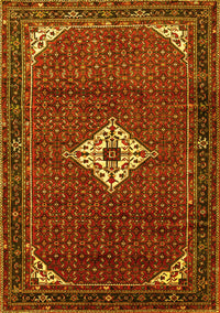 Persian Yellow Traditional Rug, tr1636yw