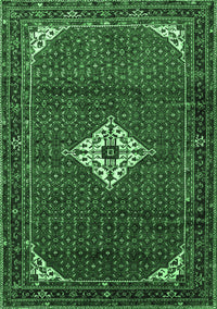 Persian Emerald Green Traditional Rug, tr1636emgrn