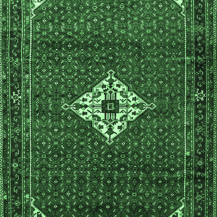 Persian Emerald Green Traditional Rug, tr1636emgrn
