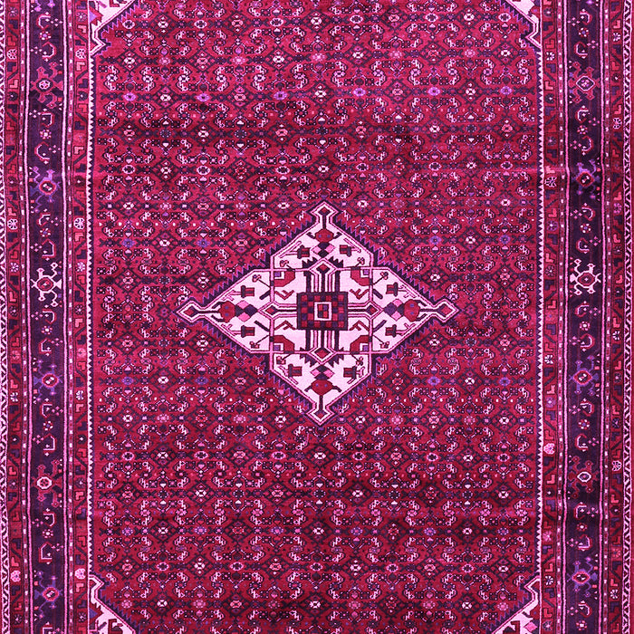 Machine Washable Persian Pink Traditional Rug, wshtr1636pnk