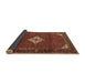 Sideview of Persian Brown Traditional Rug, tr1636brn