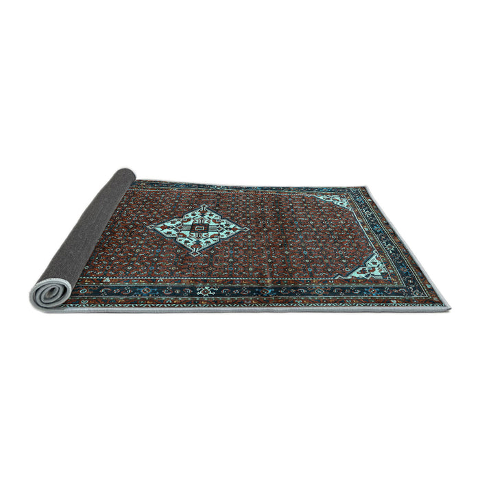 Sideview of Persian Light Blue Traditional Rug, tr1636lblu
